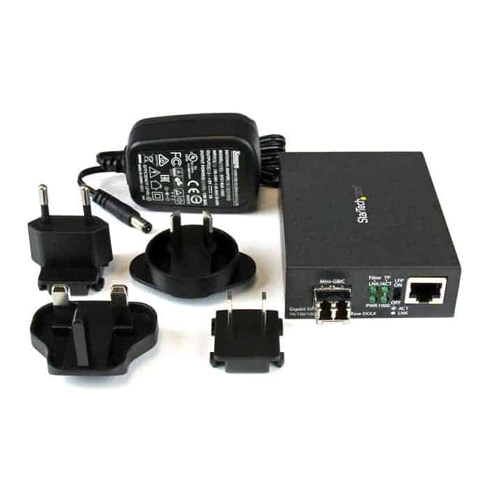 (image for) Fiber Optic to Gigabit Ethernet Converter from StarTech.com